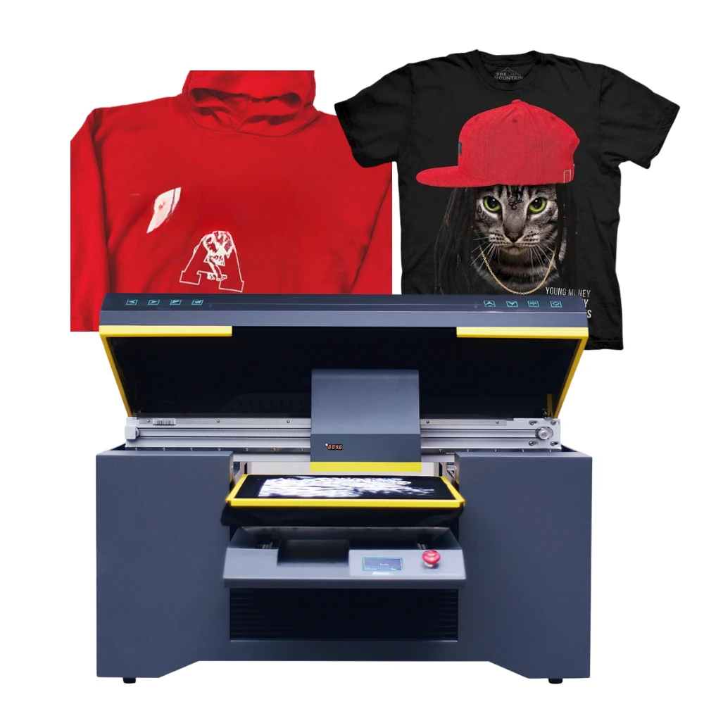 For DTG printer digital textile printer t-shirt silk wool cotton printing machine A2 DTG Printer with CE