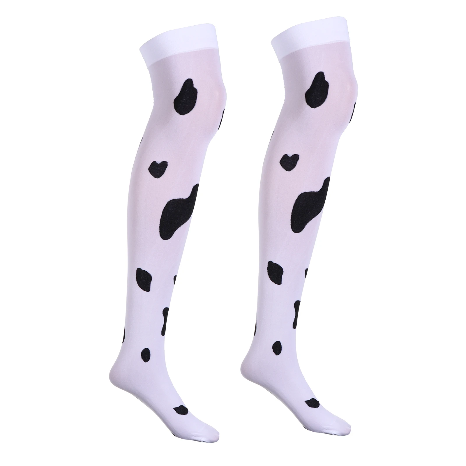 

Cow Print Stockings Over Knee Socks Ultra Long Tube Female Nylon Thigh High Socks Mini Cows Kids Soft Durable Everyday Wear