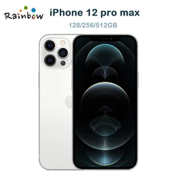 Original Apple iPhone 12 Pro Max 5G LTE Mobile Phone 6.7'' 6GB&128/256/512GB IOS A14 Bionic Hexa Core Triple 12MP Cellphone