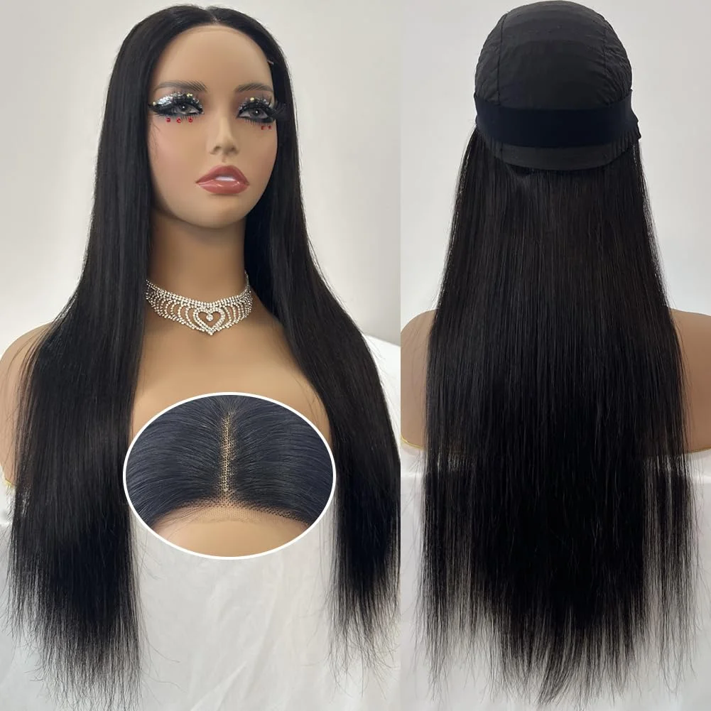 Glueless Wig Human Hair Ready To Wear Straight 6x4/5x5 Transparent Lace Closure Human Hair Wigs Pre Plucked Lace Frontal Wig