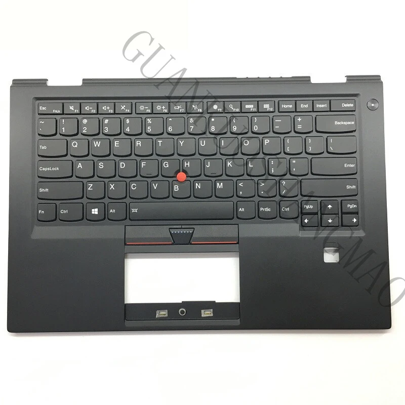 HJY...01AV154 for Lenovo Thinkpad X1 Carbon Fiber 4th Generation C Shell Palmrest Backlit Keyboard