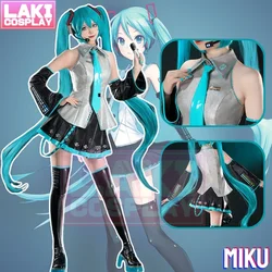 VOCALOID Miku Cosplay Costume VOCALOID Miku Cosplay Miku Glow Formula Costume and Cosplay Wig CoCos-SS