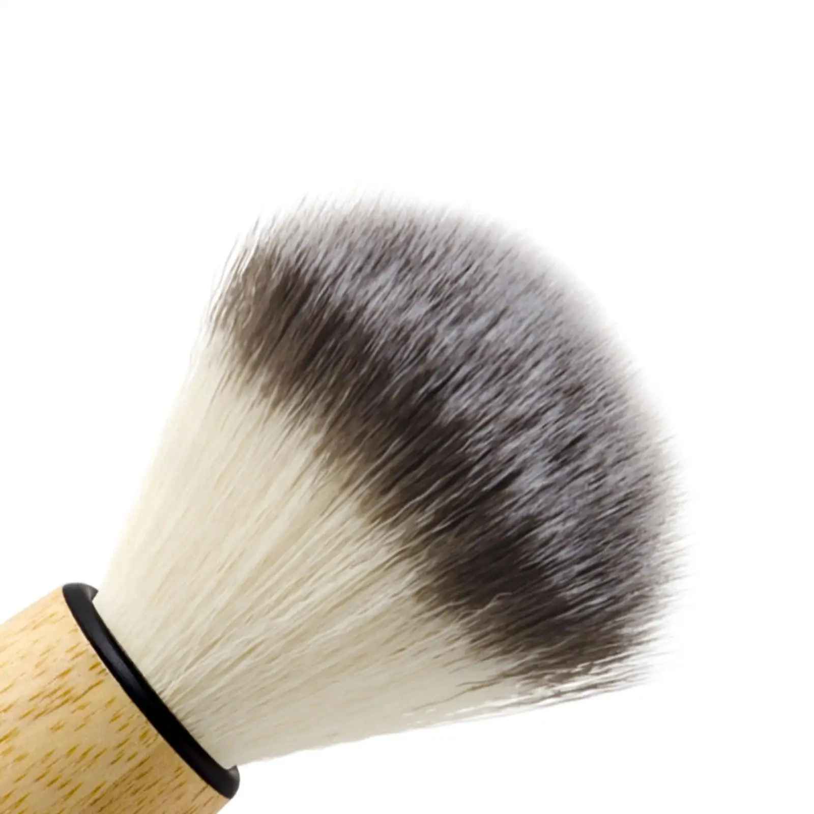 Brocha de afeitar para el cabello, brocha para crema de afeitar, cómoda limpieza facial, mango de madera para novio, herramienta de salón de barbería