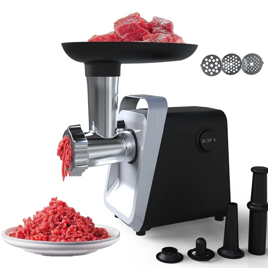 

Мясорубка с функцией бесшумной работы, для приготовления колбас, нарезки и измельчения продуктов