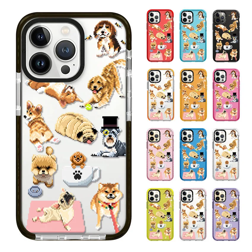 الحيوانات القط قضية الهاتف آيفون 17 16 15 14 13 12 11 برو ماكس XR 7 8 زائد SE 2020 2022 البسيطة الهواء لينة بولي TPU للصدمات الغطاء الخلفي #1