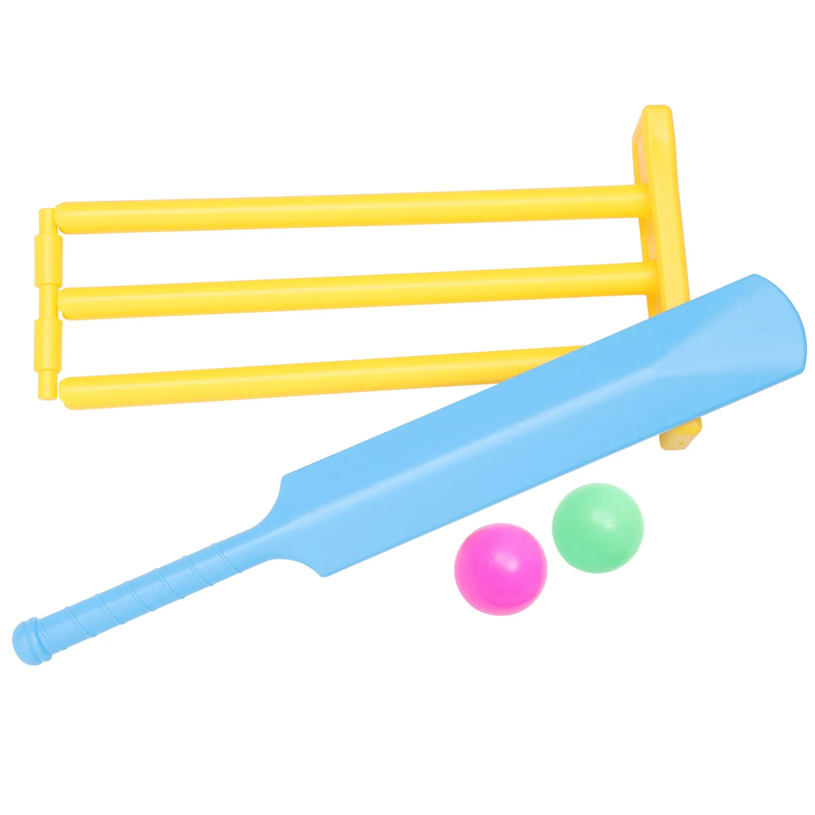 

1 комплект детского крикетного набора, безопасная и прочная игра для улучшения координации рук и глаз, развития навыков наблюдения, отличный подарок для детей