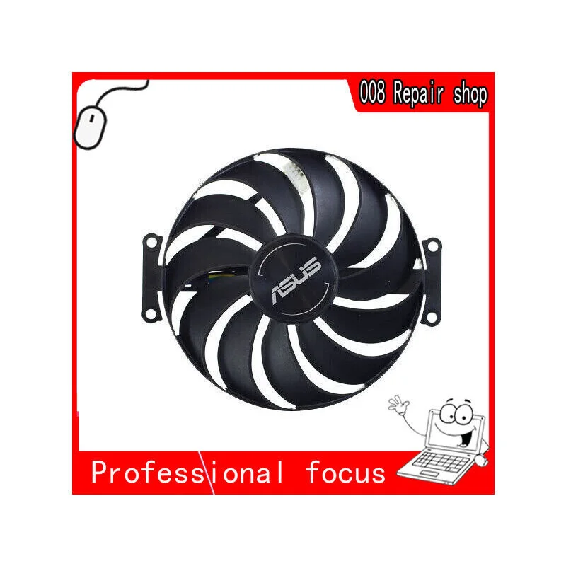 95MM FDC10U12D9-C DC12V 6Pin Graphics fan for ASUS PH GTX 1650 PH-GTX1650-O4GD6