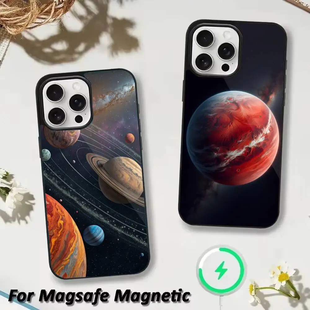 

Planet Wallpaper Phone Case For iPhone 17,16,15,14,13,12,Plus,Pro,Max for Magsafe Magnetic Wireless Charging