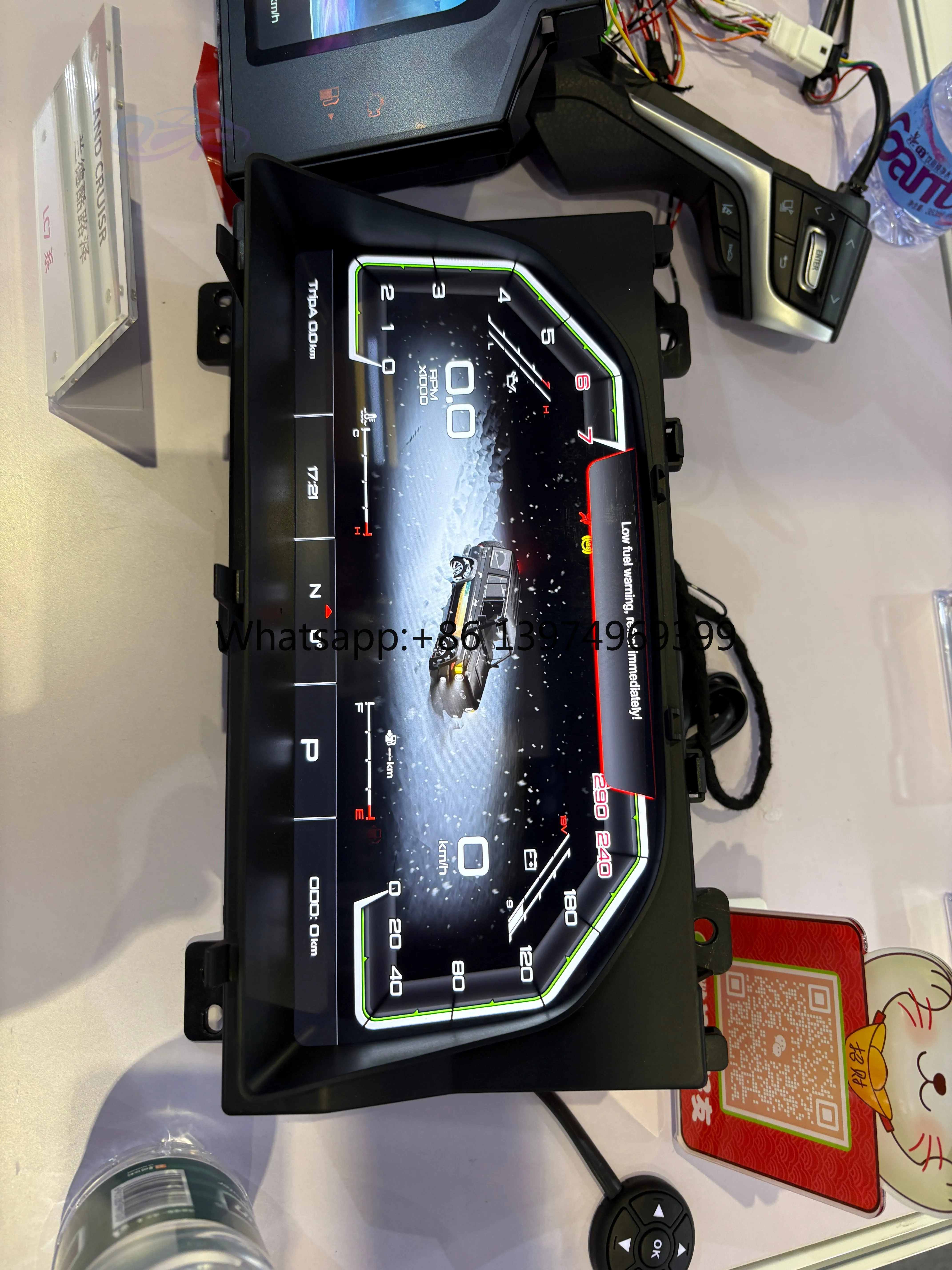 Digital Instrument Cluster for Toyota LC71 LC76 LC78 LC79 Full LCD Car Digital Dashboard Cluster