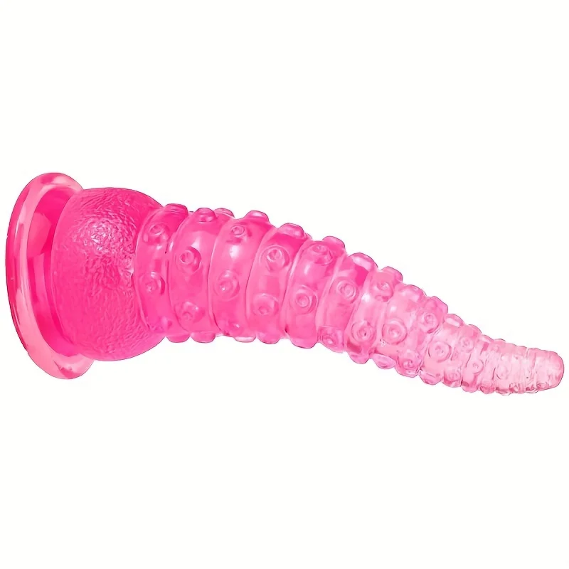 Adult Supplies Sex Toy high-quality Soft Pvc Octopus Tentacle Butt Plug Dildo Creative Shape Anal Plug With Powerful Suction Cup