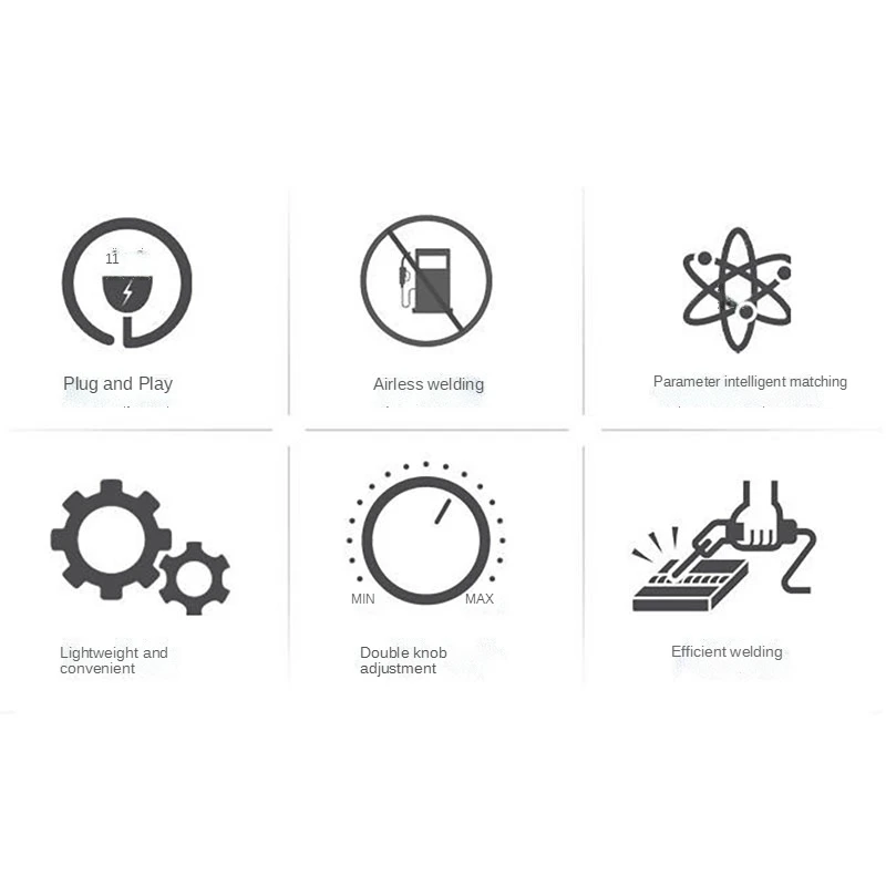 Máquina de solda com proteção a gás, dióxido de carbono, máquina integrada, pequena, duas máquinas de solda domésticas, sem gás