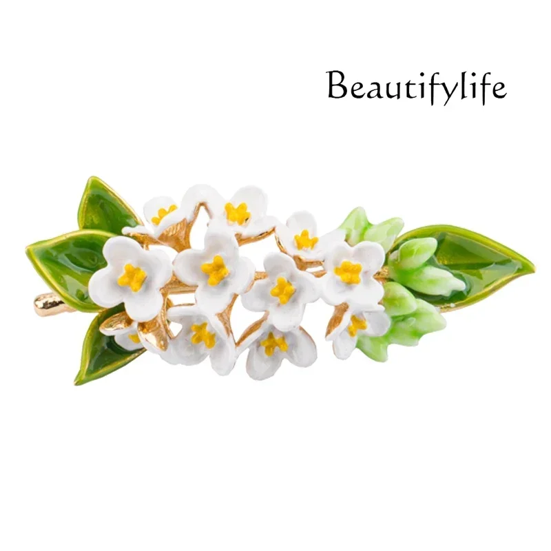 A Scandinavian Design Small Fresh Flower Brooch Femininity Korean Version Clothes Decoration