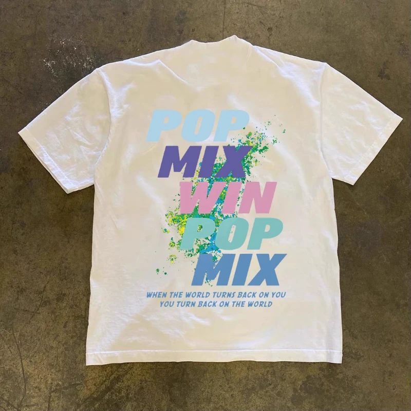 

2025 Summer fashion high-quality loose round-neck T-shirts casual cotton short-sleeved shirts for men and women 072510