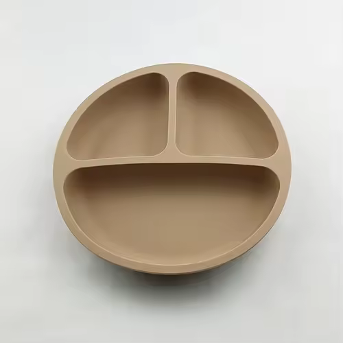 Baby Safe Silicone Dining Plate Suction Cartoon Children Dishes Feeding Toddler Training Tableware Retro Kids Smile Face Bowl - Image 17