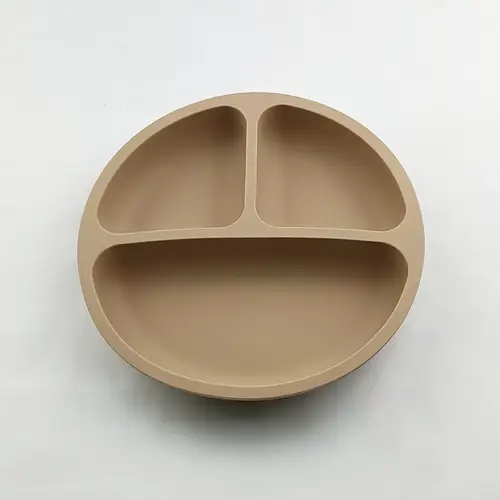 Baby Safe Silicone Dining Plate Suction Cartoon Children Dishes Feeding Toddler Training Tableware Retro Kids Smile Face Bowl - Image 17