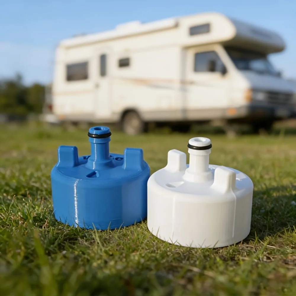 

RV water tank adapter, easy-to-use water injection device, durable plastic material, easy to install design, to ensure safe conn