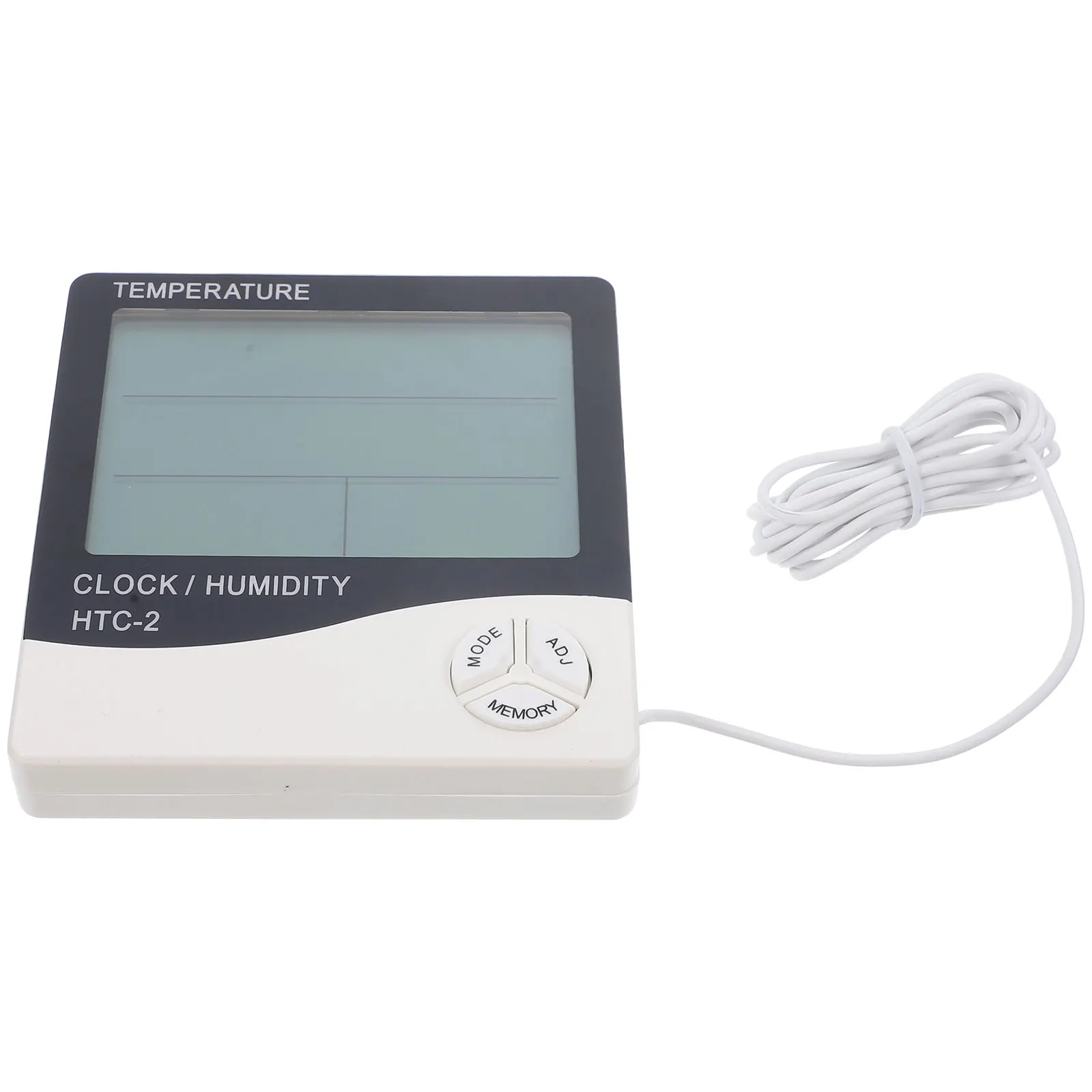 

Dual Temperature Display Thermometer Fish Tank Aquarium Digital Hygrometer LCD Screen Real Time Temp Humidity Clock Pet Supplies