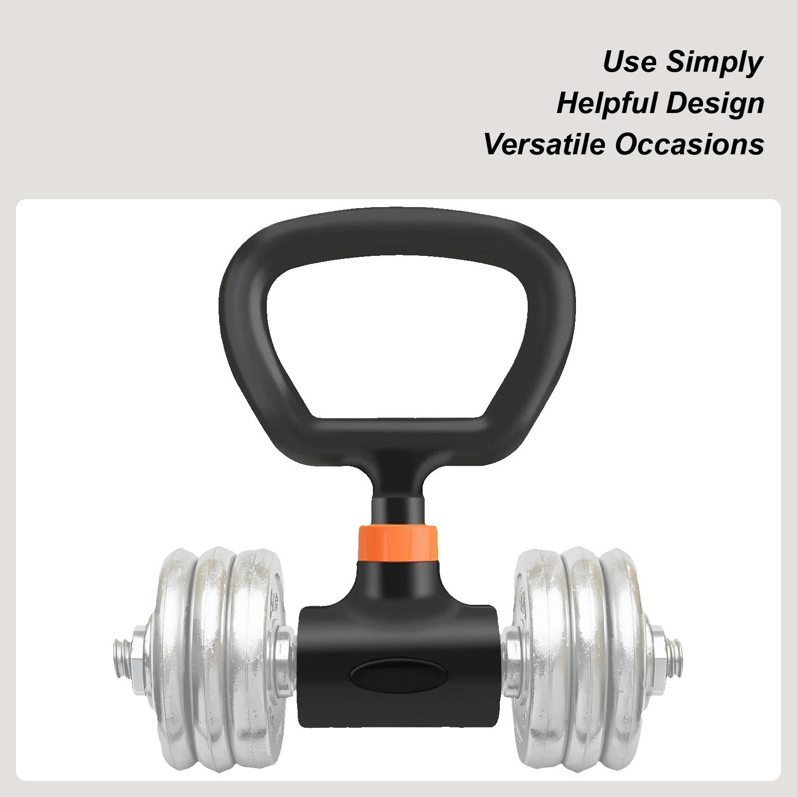 

Dumbbell Kettlebell Converter Kettlebell Grips For Dumbbells Adjustable Workout Equipment Attachment For Home Gym Strength