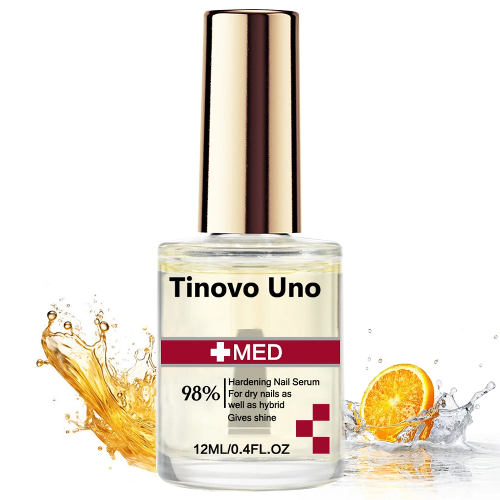 Tinovo Uno Nail Hardener Serum Professional Cuticle Oil Nail Art Treatment 12ML Nail Strengthener Nourish Liquid Manicure Repair