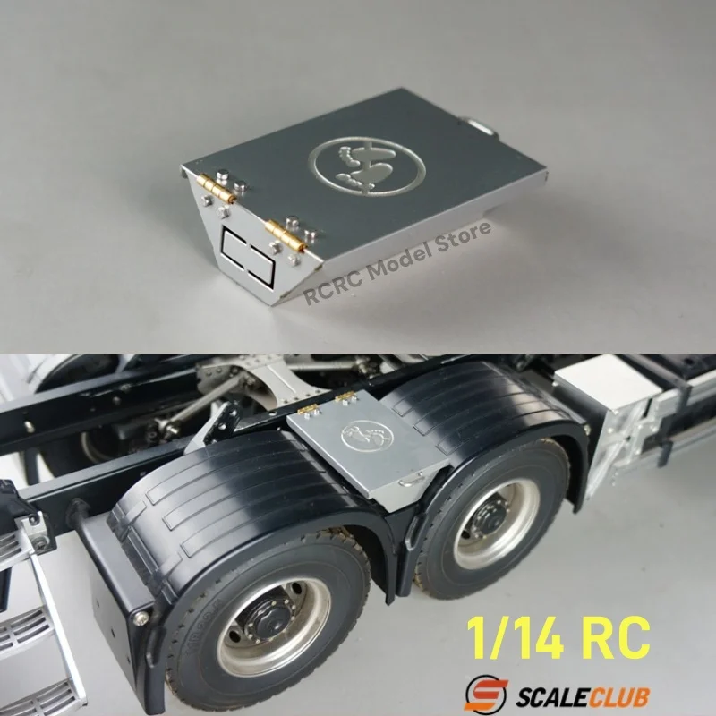 

SCALECLUB 1/14 RC грузовик брызговик украшение ящика для инструментов DNBGJX-TY-1 для Tamiya 1 14 RC тягач аксессуары Запчасти