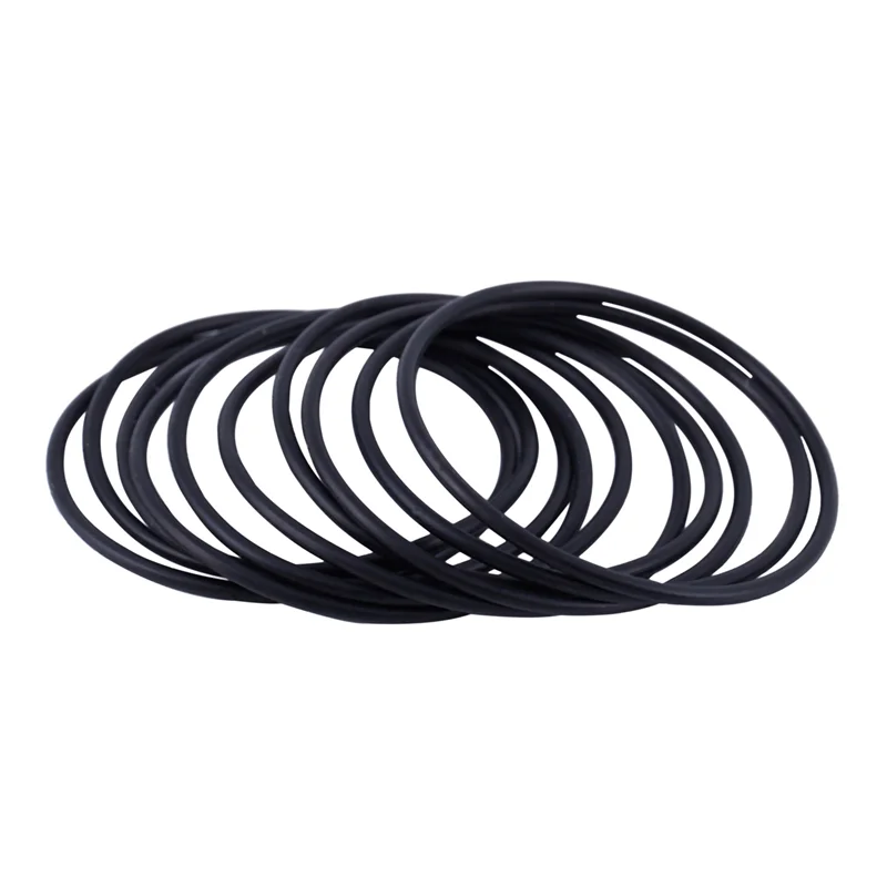 AB45 30 pezzi guarnizione filtro olio in gomma nera guarnizione O-ring 38 mm x 35 mm x 1,5 mm