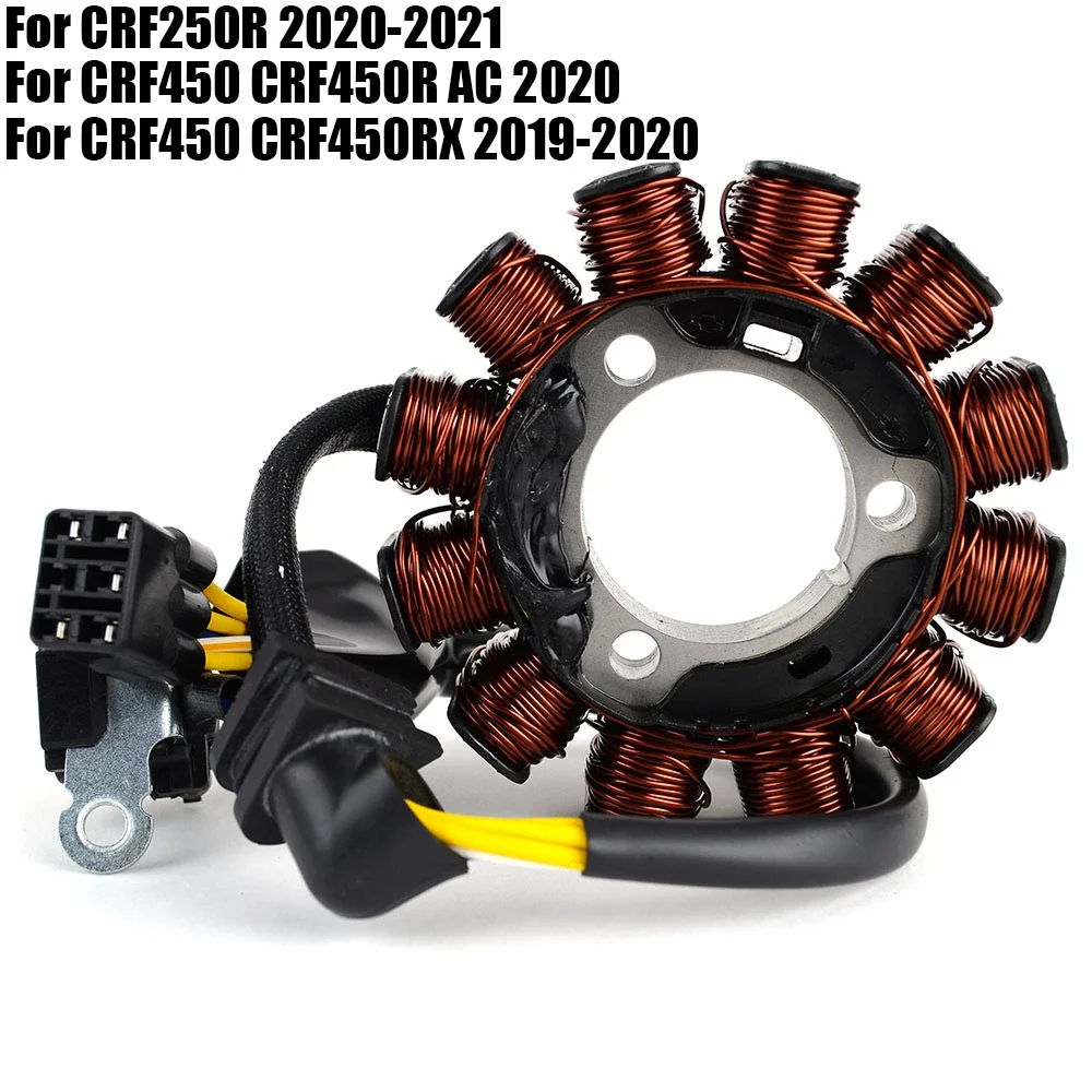 Stator Coil For Honda CRF250R CRF250RM CRF250RL 2021 / CRF450 CRF450RX Enduro 2019 2020 / CRF450 CRF450R AC 2AC CRF450RWE AC