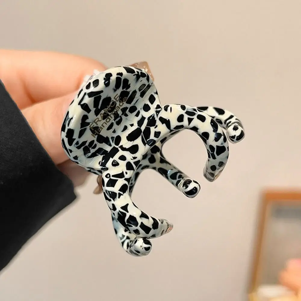 Trendy French Hair Claw Clips Elegant Retro High Ponytail Holders Acetate Hair Accessories for Women Girls