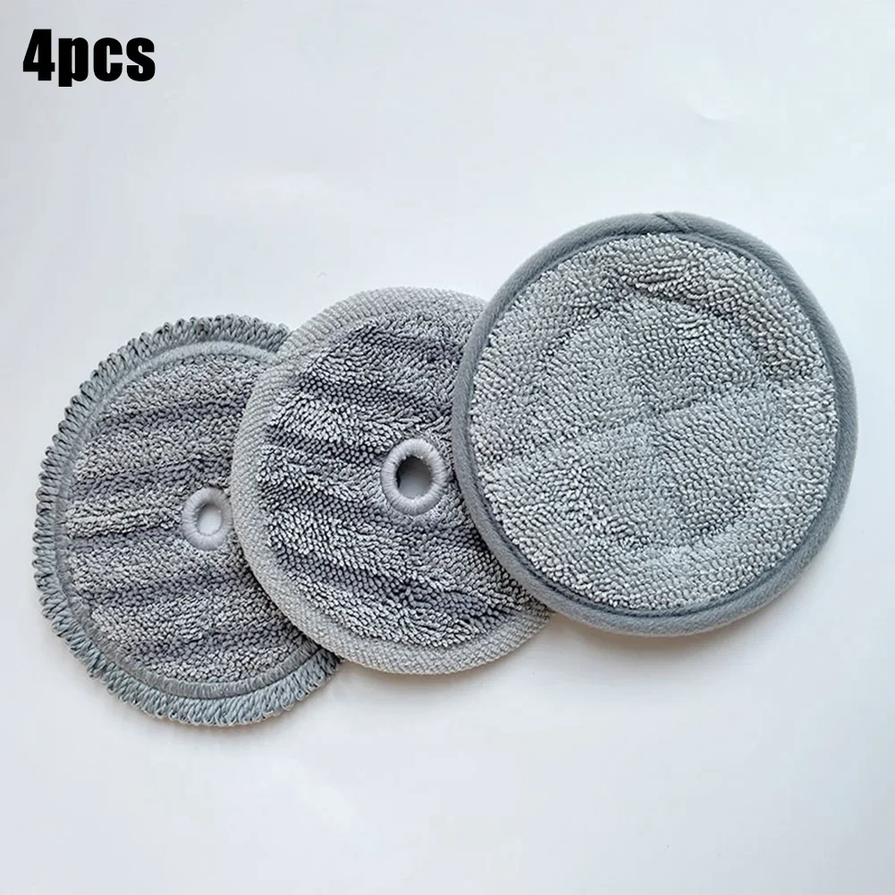 4 Pads AAA77685208 For Power Drive Mop Rotating Pads For A9 Floor Cleaning Mop Microfiber Hardwood Laminate Tile