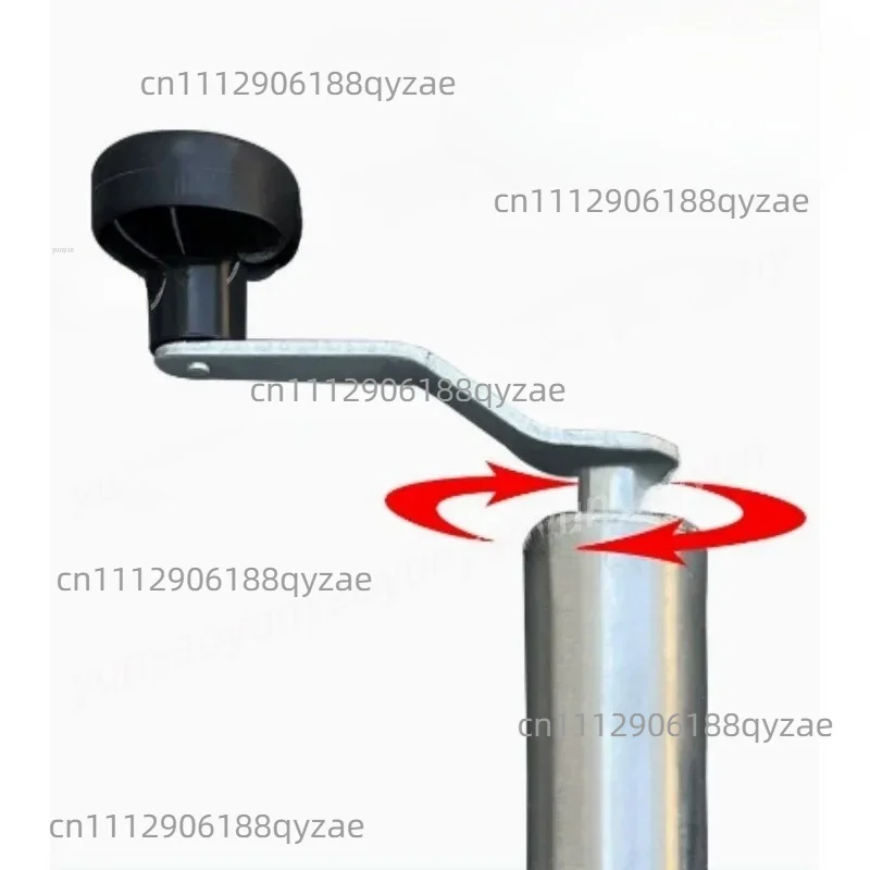 Universal Trailer Jack with Clamp, Folding Side Mount Jack for Utility Boat Trailer,