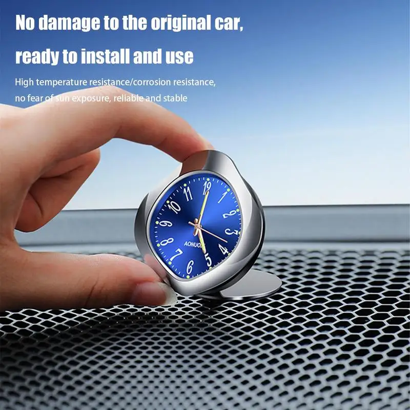 Car Vent Air Freshener Car Aroma Diffuser Clock Shape Car Perfume Luminous Car Decor Car Scents Air Freshener Automotive Air