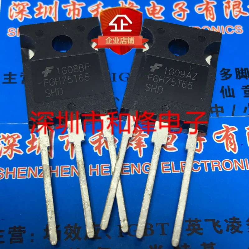 5PCS-10PCS FGH75T65SHD TO-247 650V 75A NEW AND ORIGINAL ON STOCK
