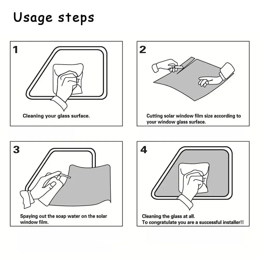 Feuilles de fenêtre de voiture noires VLT 3M x 50CM, Film teinté pour vitres de maison, Films autocollants de protection solaire UV, boîte en coton perlé PAC