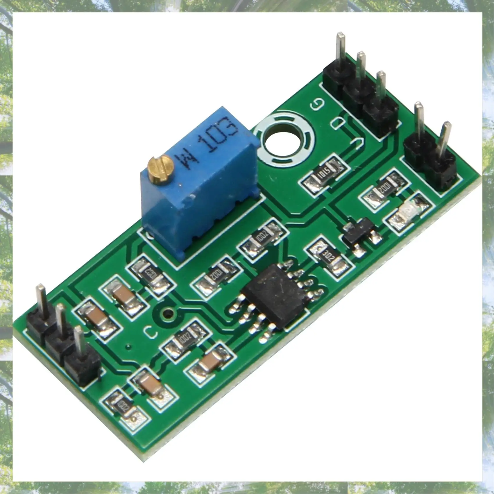 Premium-3Pcs LM393 3.5-24V Voltage Comparator Module With LED Indicator High Level Output Analog Comparator Control
