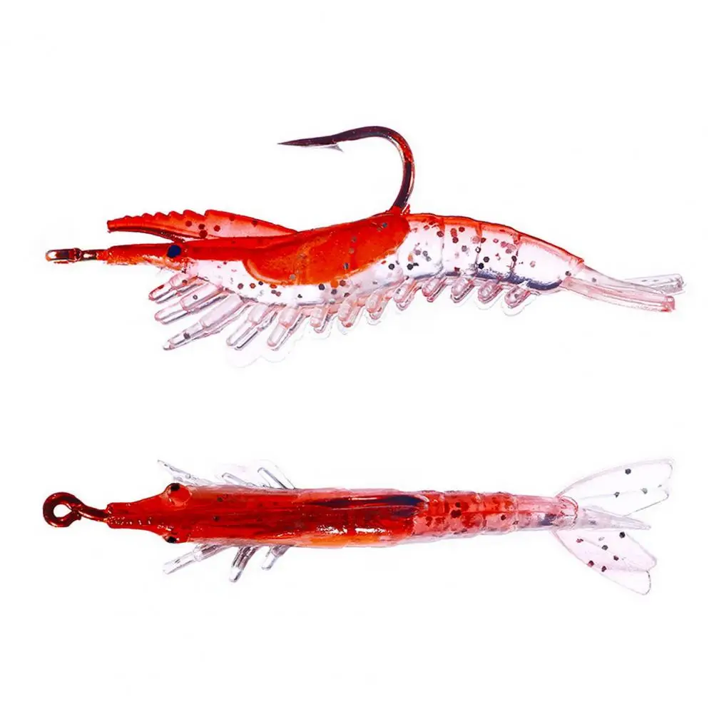 Soft Baits 5Pcs/Pack Helpful Simulation Mini  Lake Sea Fishing Artificial Fake Soft Shrimp Baits for Outdoor