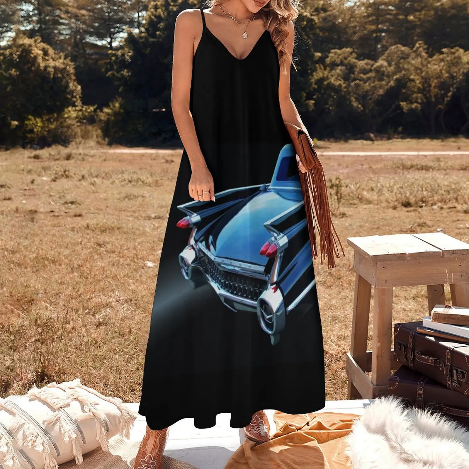 1959 Cadillac Fleetwood Imperial Sleeveless Dress summer clothes Casual dresses elegant party dresses for women 2025