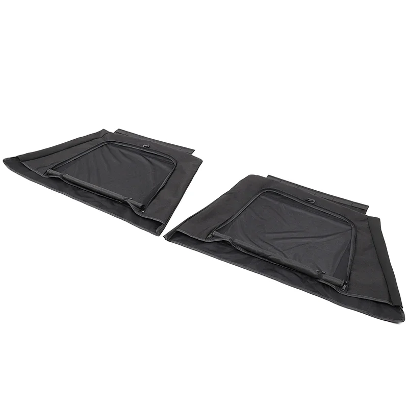 2Pcs Custom Sunshade for Volvo XC60 2018-2026 Rear Window Double Layer Mesh UPF 50+ UV Block Heat Shield Car Sun Shade