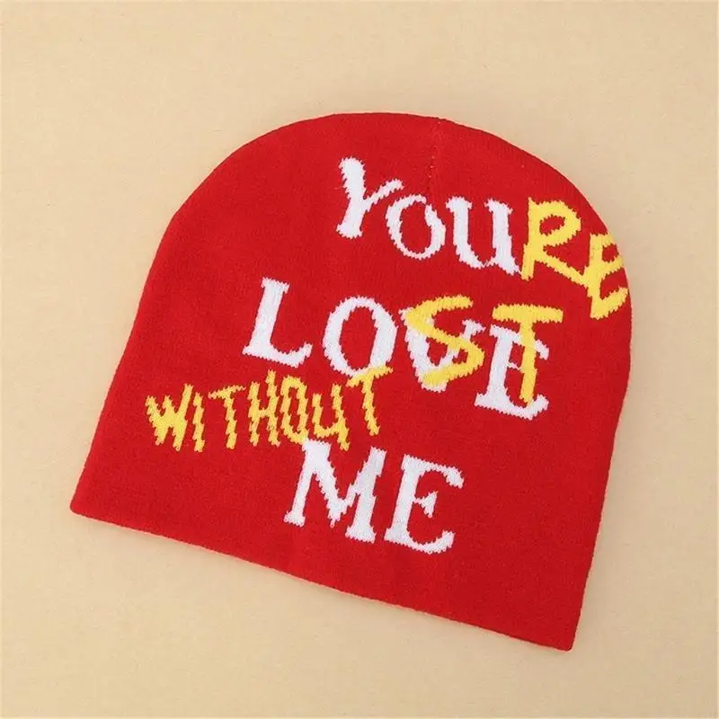 C71F Berretto fatto a mano all'uncinetto Cappello lavorato a maglia con lettera Cappello da teschio alla per ragazza degli