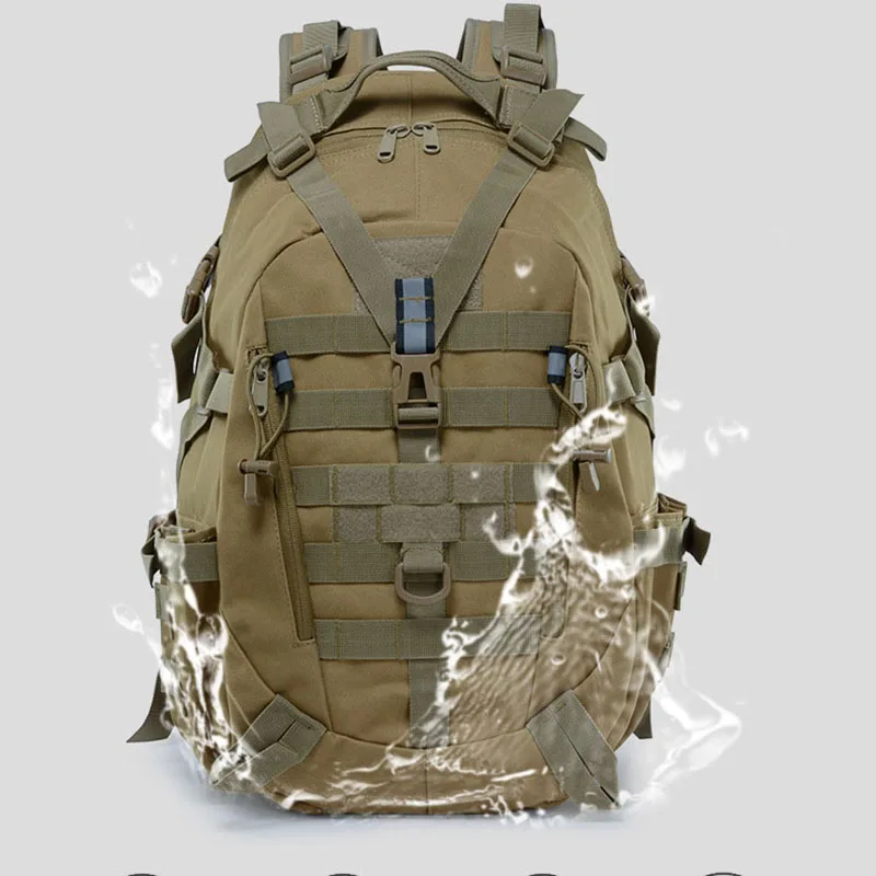 Multifunctional Hiking Camping Backpack Men\'s 900D Camouflage Brigade CyclingOutdoor Mountaineering Tactical Sports Bag Backpack