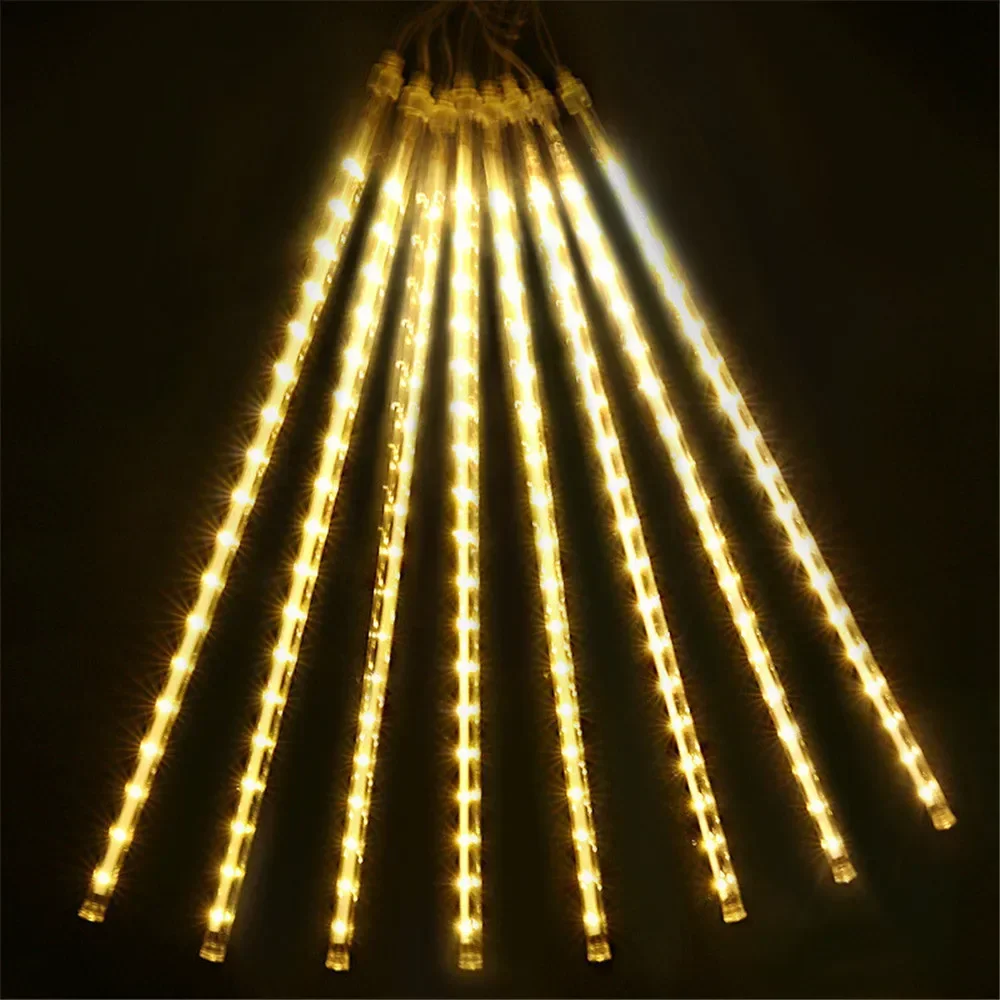 Solar Solar Light Outdoor Led Meteor Shower Rain String Lights for Garden Wedding Party Decoration Tree Decor Fairy Light