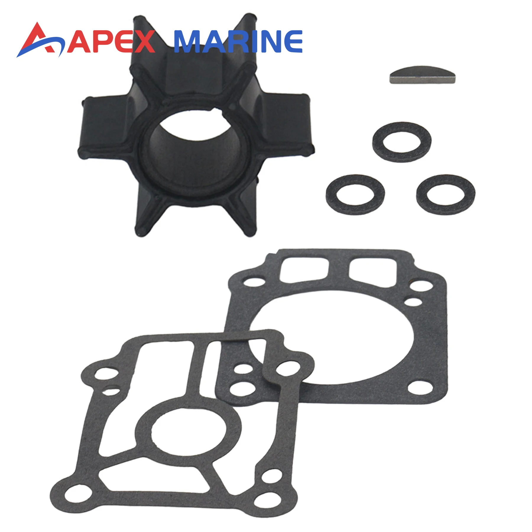 Kit de Reparación de Impulsor 345-65021-0M Compatible con Motores Nissan Tohatsu de 2 Tiempos NS/M 25 30 35 40 HP, Reemplazo 345-65021-0