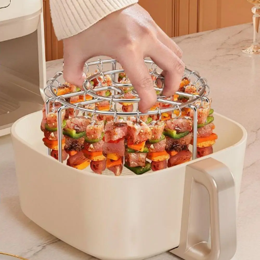 Support vertical pour grillades en acier inoxydable, support amovible pour brochettes de barbecue, support pour 12/24 brochettes