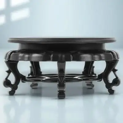 1Pcs Resin Flowerpot Stand Firm Stable Multi-Functional Plant Shelf for Indoor Balcony Floor Desktop Decoration