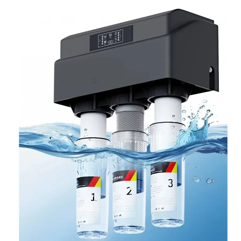 5 Stage Reverse Osmosis Water Purifier System Under Sink RO Water Filter with Digital Display Household Drinking Water Treatment