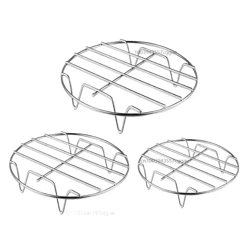 Naczynia kuchenne ze stali nierdzewnej Stojak do gotowania na parze Stojak na garnek do pieczenia Airfryer Grill Akcesoria do żywności Stojaki do gotowania na parze Siatka Narzędzia kuchenne