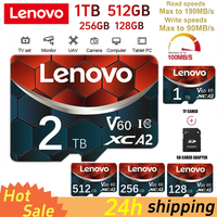 Lenovo Micro TF/SD Card High Speed 2TB 1TB Memory Card 128GB tarjeta micro TF SD 512GB SD Card UHS-I U3 A2 For Lenovo Huawei