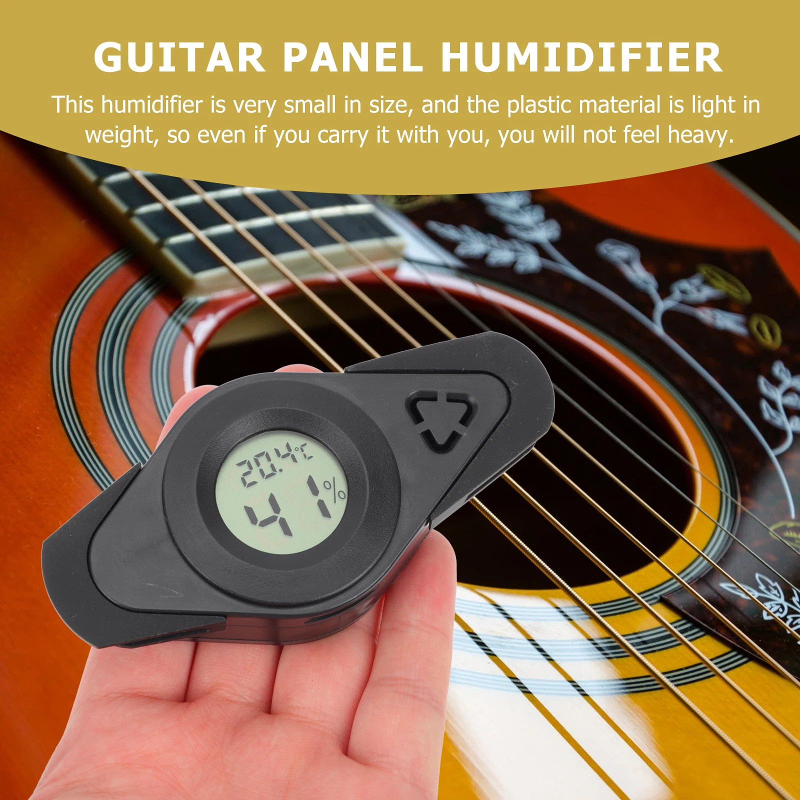 

Guitar Humidifier Digital Hygrometer for Humido Humidifiers Acoustic Small Accessories Practical Instrument