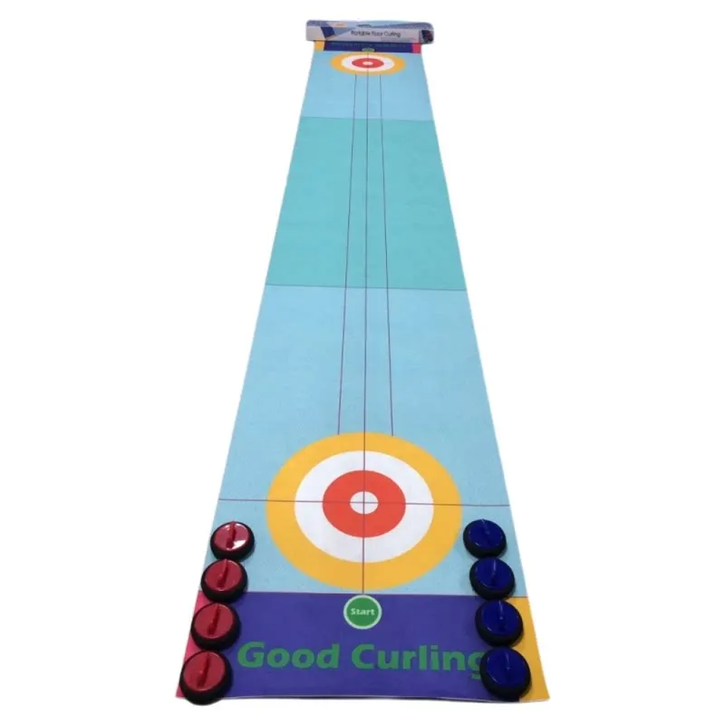 Dryland Curling Interactive Entertainment Party Team Building Tabletop Land Surface Ice Hockey Sports Props Model