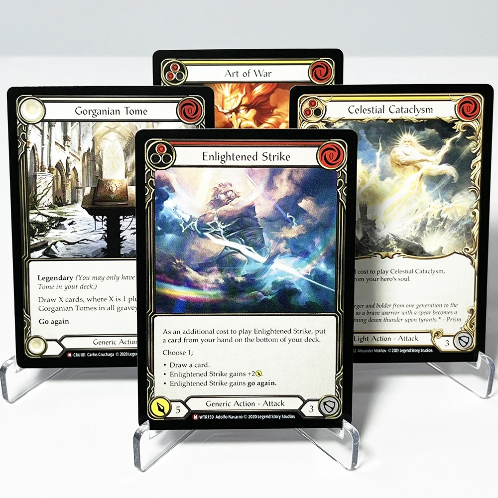 FAB Proxy Card Regular Collection Cards Art of War Command and Conquer Eenlightend Strike Viziertronic Modeli TCG Game Card Gift
