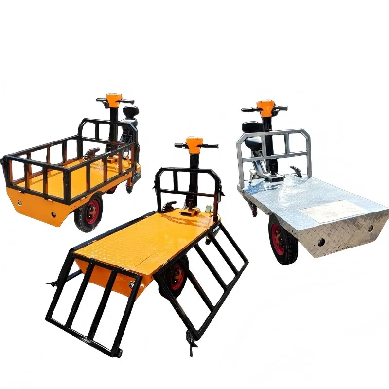 Multifunctional Warehouse Transport Cart Dual Use Sitting And Standing Cargo Trolleys For Material Handling Daily Logistics Work