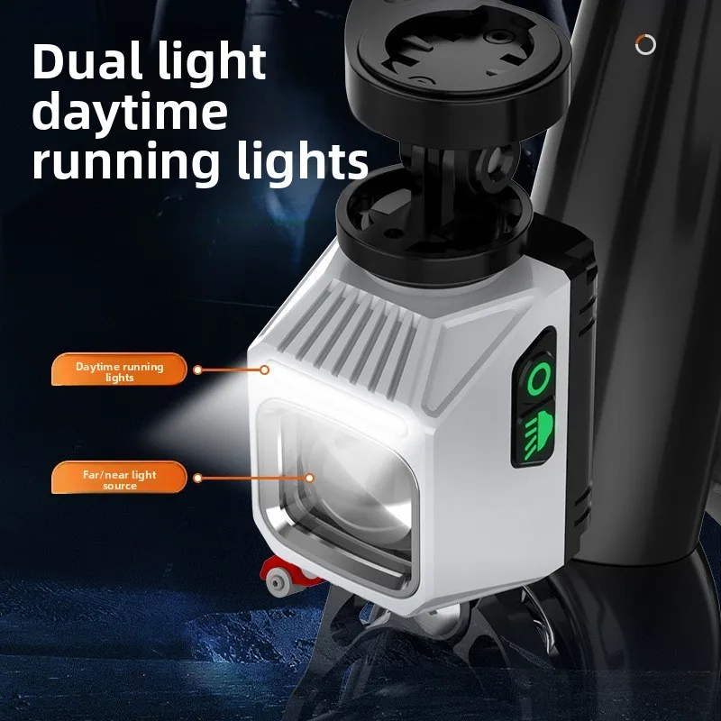 

Anti-Glare Cut-off Line Bike Headlight - Universal Handlebar Mount Front Light for MTB & Road Cycling